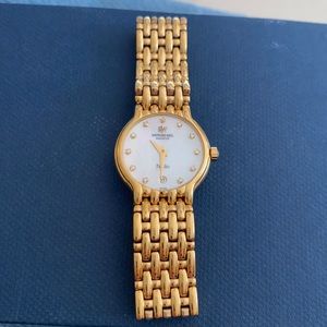 Raymond Weil Vintage 18kt gold electroplated watch Fidelio #4702 original box